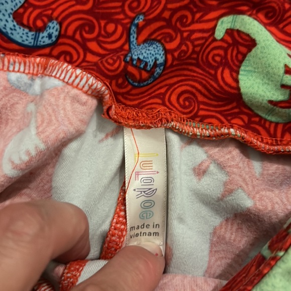 Lularoe Dinosaur Leggings OS - Picture 3 of 5